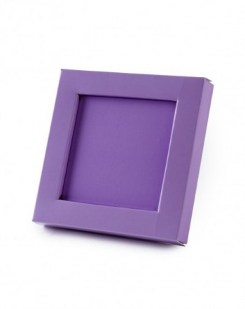 Caja marco charol lila 10x10x1