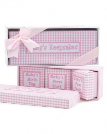 Set 4 cajas vichy rosa 