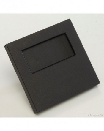Caja 2 napolitanas negra 10x10x1