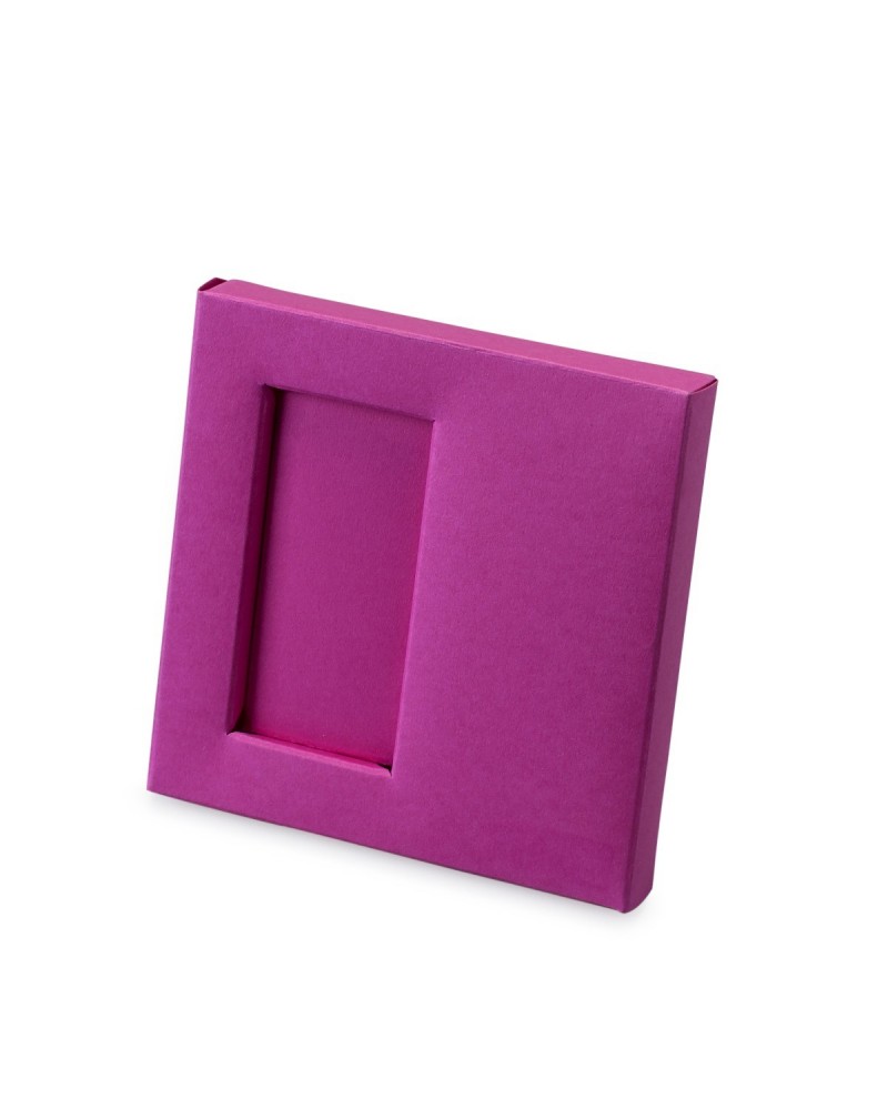 Caja 2 napolitanas fucsia 10x10x1