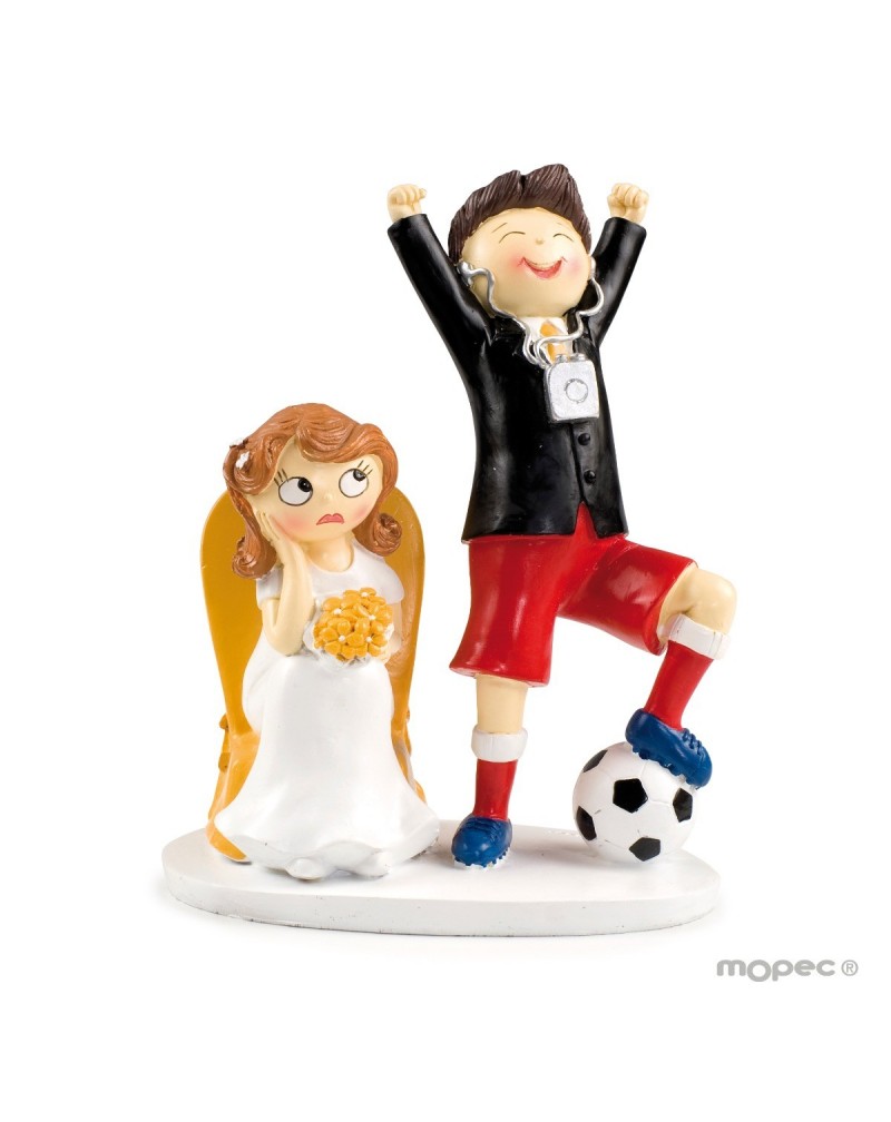 Figura pastel novios futbolista Pop & Fun 14