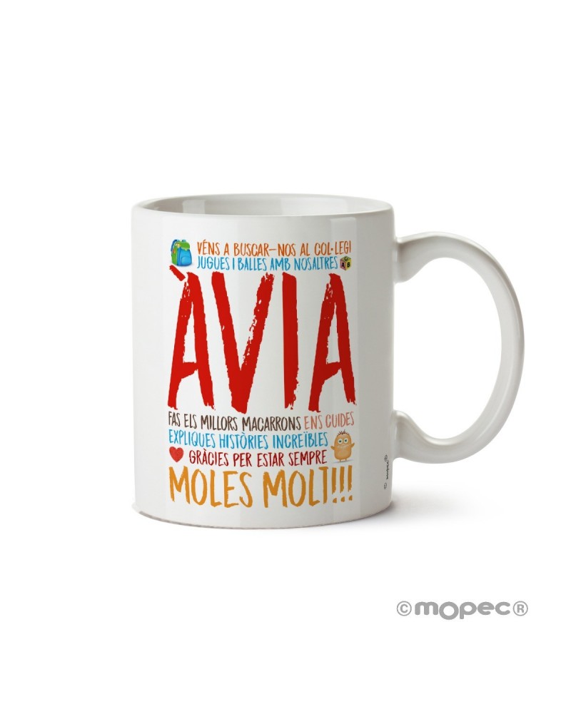 Taza cerámica Avia en caja regalo