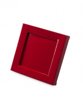 Caja marco charol roja 10x10x1
