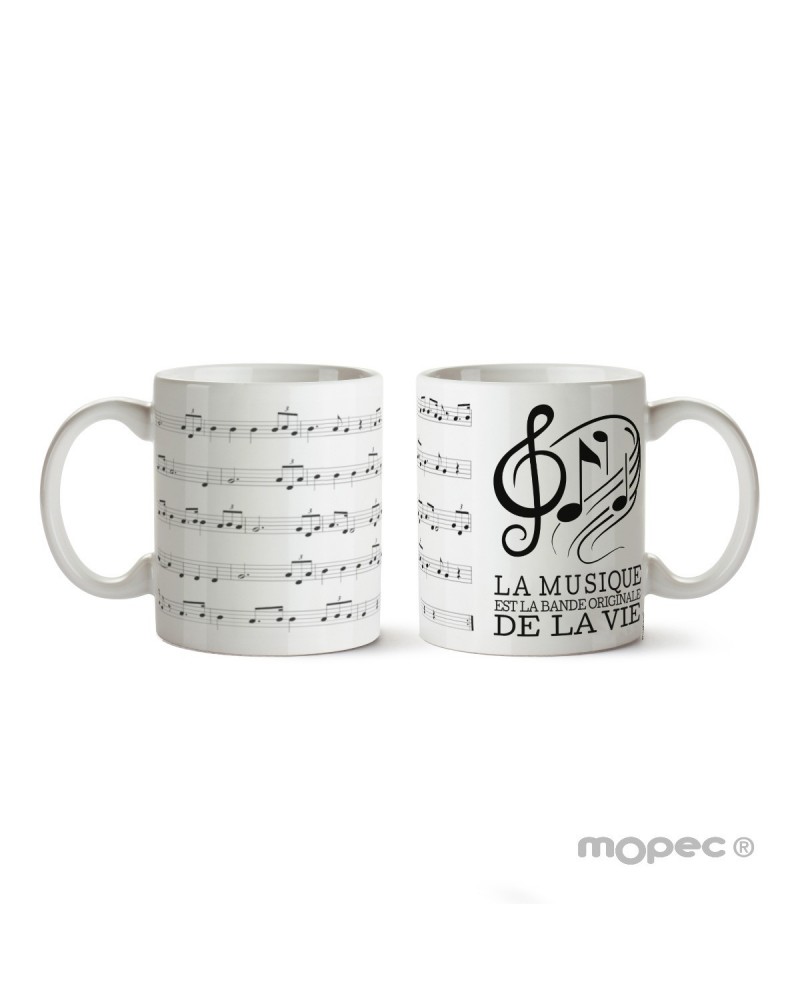 Taza cerámica La musique est la bande originale