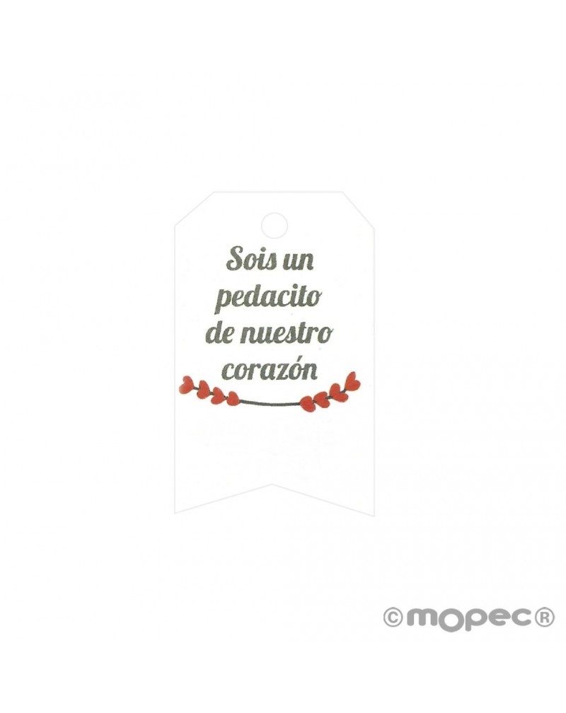 Tarjeta Sois 3x5cm. pedacito