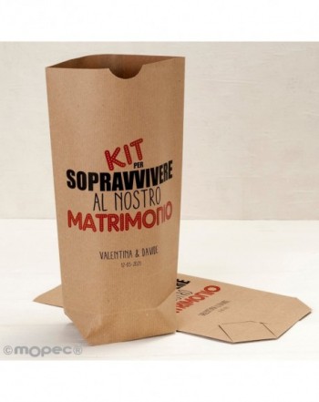 Bolsa Kraft Kit per sopravvivere 