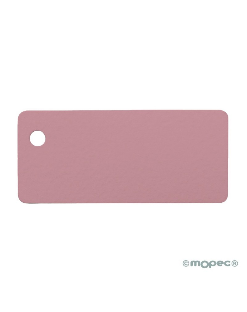 Tarjetas 24x54mm. rosa precio de 100uds