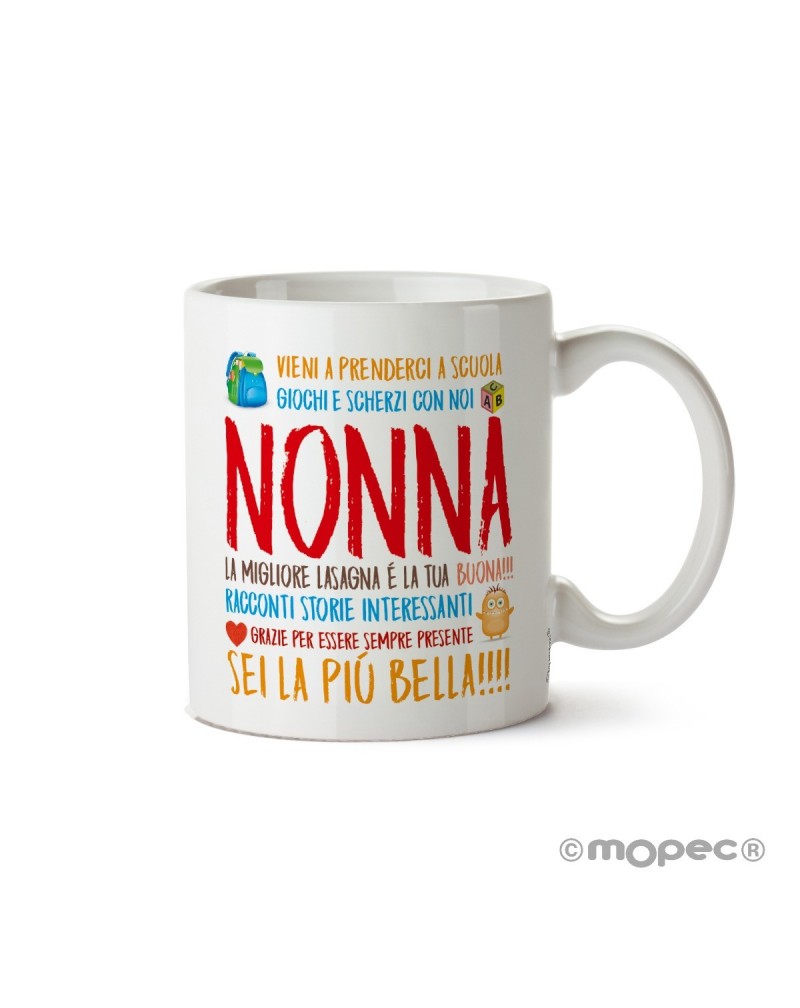 Taza cerámica NONNA en caja regalo