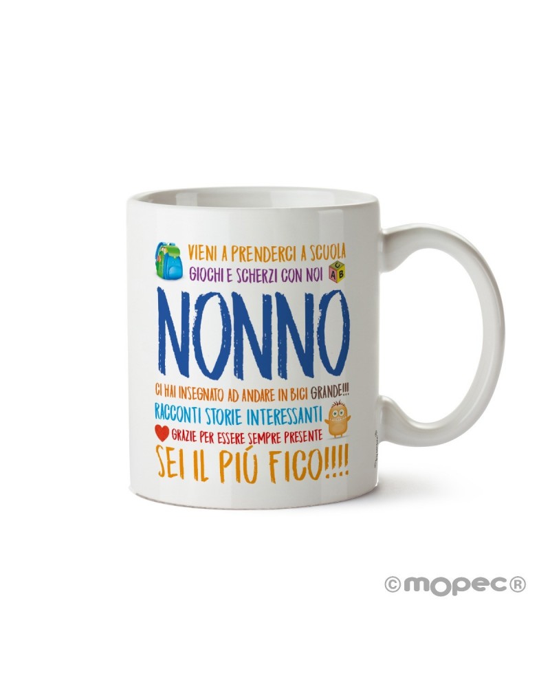 Taza cerámica NONNO en caja regalo