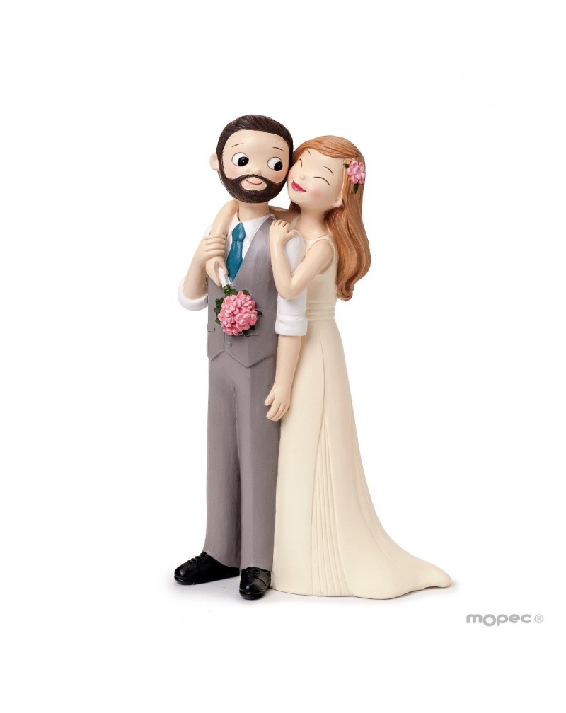 Figura pastel Pop & Fun novio chaleco y barba 21cm