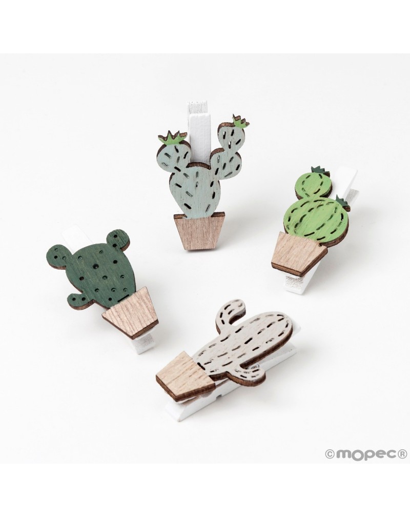 Pinza madera Cactus 4mod stdo