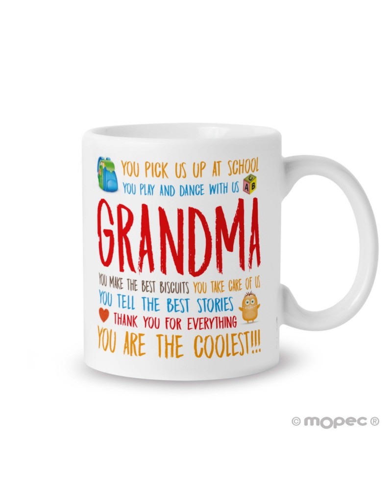 Taza cerámica Grandmother en caja regalo