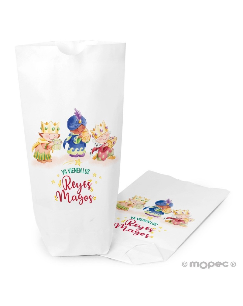 Bolsa de papel Reyes Magos 12x23