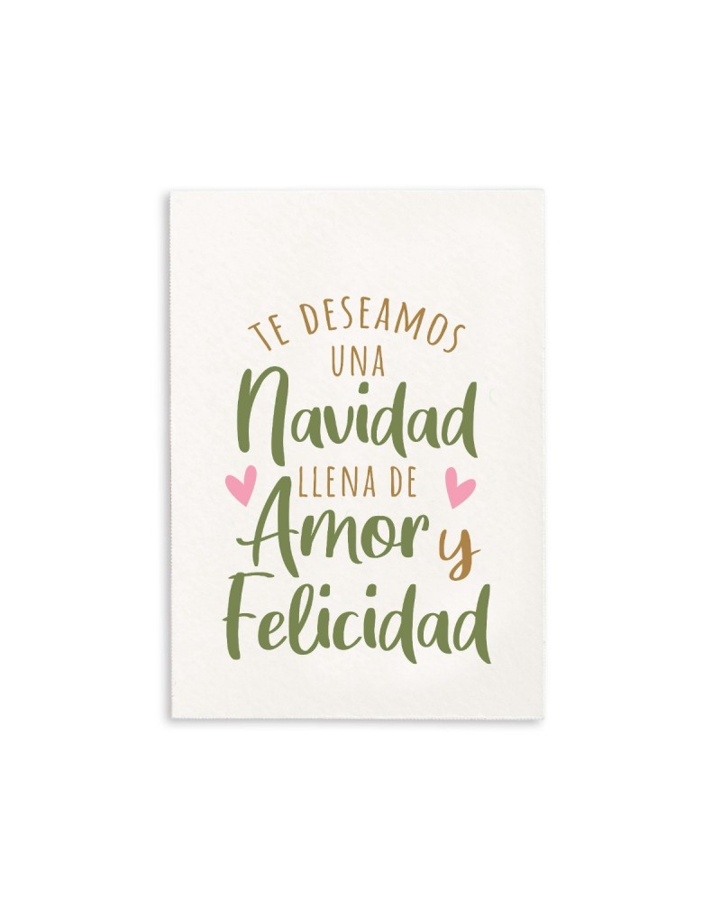 Tarjeta Navidad..Amor y Felicidad 5