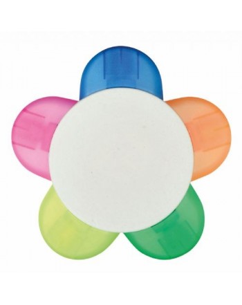 Marcador forma de flor FLOWER con 5 colores