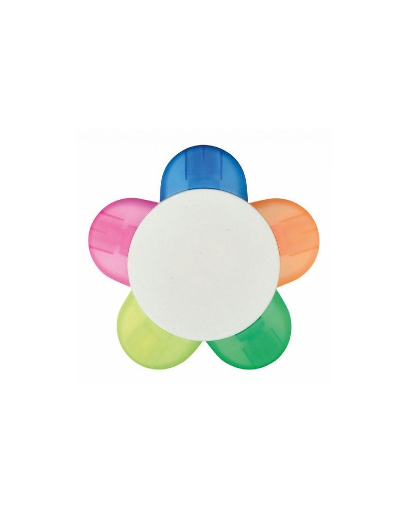 Marcador forma de flor FLOWER con 5 colores