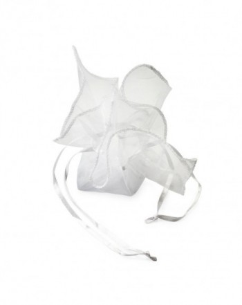 Pañuelo-bolsa cristal blanca 23x23cm.