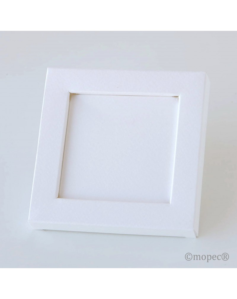 Caja marco blanca 10x10x1