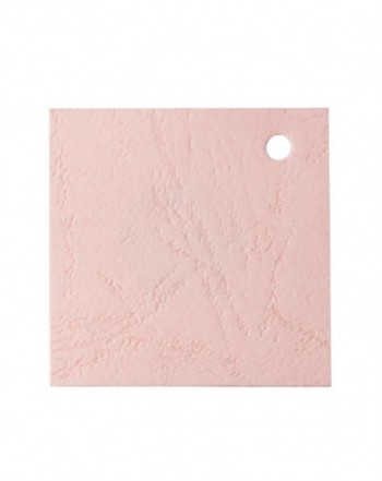 Tarjeta piel 4x4cm rosa palo precio de 100